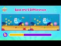 spot the difference challenge 2 muslim shark edition fun game for kids @super muslim quiz