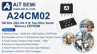 A24CM02, 2M Bits (262144X8) Two-Wire Serial Memory EEPROM ｜AiT SEMi