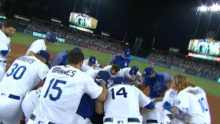 SF@LAD: Farmer wins it with walk-off hit in MLB debut