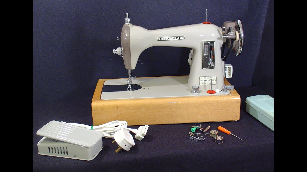 Brother JA 28 Sewing Machine Slideshow And Sewing Demo - YouTube