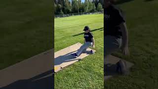 How To Slide In Baseball - Beginner Sliding Practice #shorts
