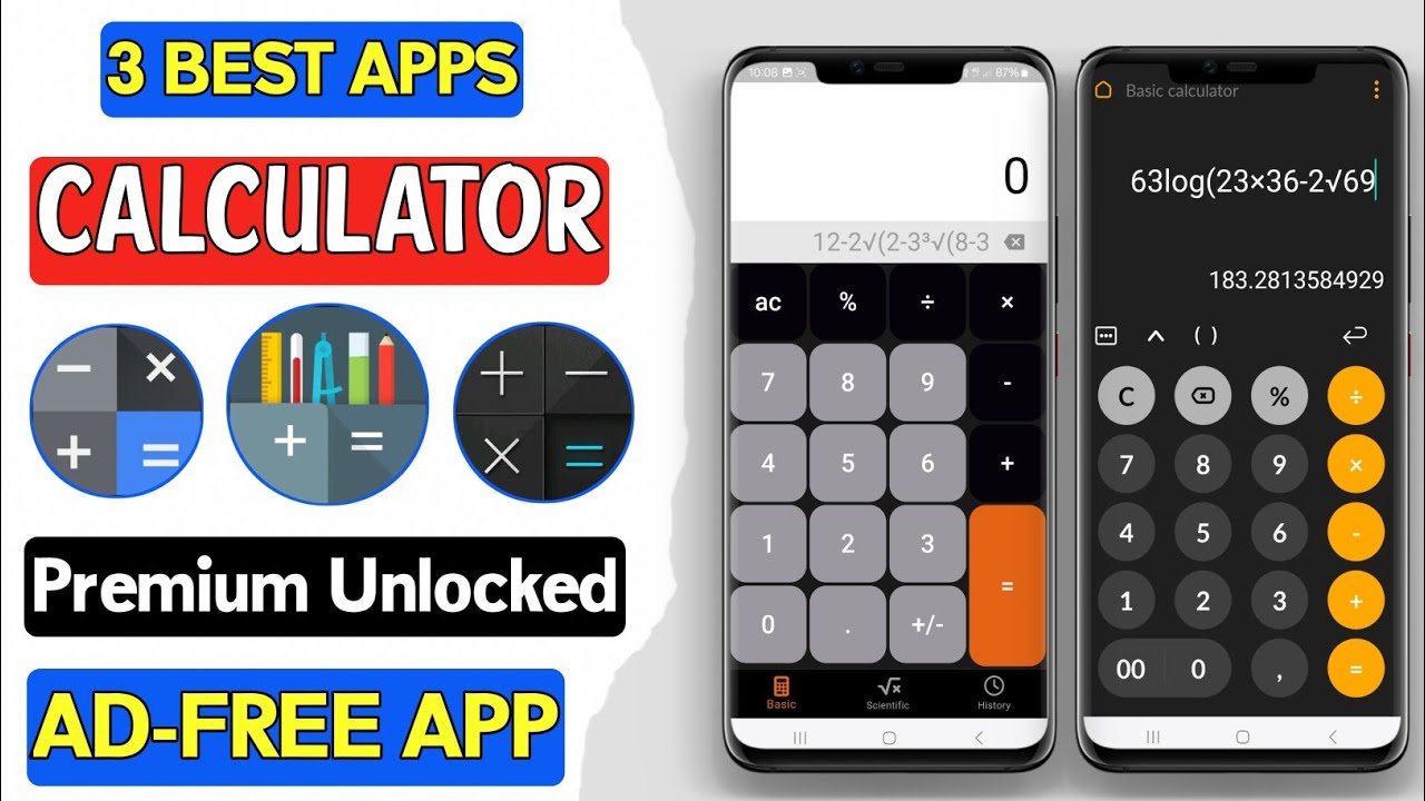 3 Best Free Calculator Apps For Android Youtube