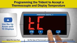 Trident Programming for a Thermocouple Input