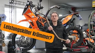 KTM 690 Enduro ... das Drama mit dem Krümmer 2.ter Akt🙈🙈