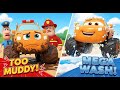 Street Vehicles Song for Kids 🚓🚒 Monster Truck & Car Wash Cartoon | Nursery Rhymes