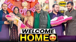 Finally begum or baby ghar agay Allhamdulillah😍| Dogar ne baby ko azan di♥️