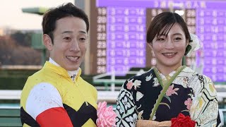 パリ五輪柔道“金”角田夏実が中山金杯でプレゼンター　巴投げは封印も艶やかな振り袖姿披露