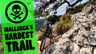 GORGEOUS Mountain Bike Trail in Mallorca! Mountain Biking in Mallorca Epic Drone Shots