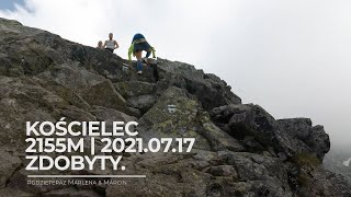 Kościelec z Kuźnic. Tatry. Trasa Kuźnice - Murowaniec - Karb - Kościelec