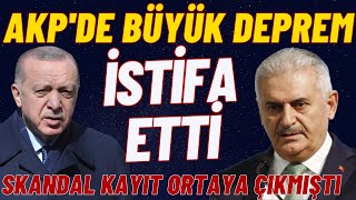 #SONDAKİKA ''İSTİFA ETTİ'' AKP'DE BÜYÜK DEPREM / SKANDAL SES KAYDI ORTAYA ÇIKMIŞTI