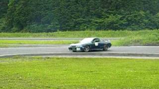 日光サーキット ドリフト　2008.06.08 　S14 silvia　drifting