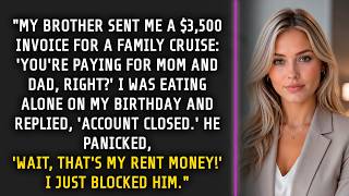 I Was Alone At Bday Brother Invoiced Me $3.5k For Cruise—I Replied “Account Closed” And Blocked Him