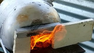 Gameco Gas Forge Burner Review. (same burner used by Alec Steele in his latest Workshop Tour Series)