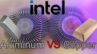 Intel Stock Cooler Copper Core vs all aluminum | i9 10900K