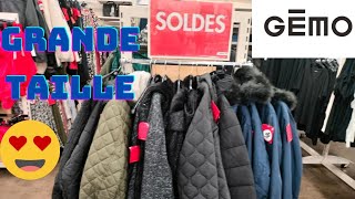 SOLDES ET NOUVELLE COLLECTION FEMME GRANDE TAILLE  GÉMO 10 JANVIER 2025 ❤️❤️❤️❤️❤️❤️