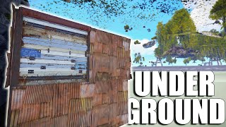 i built under the map in rust...