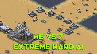 Red Alert 2 Yuri's Revenge - Me vs 7 Extreme Hard AI