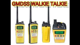 GMDSS WALKIE TALKIE || PORTABLE VHF || GMDSS PRACTICAL