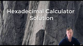 Ex4. C Programming - Hexadecimal Calculator Solution (EV1 memo)