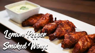 Lemon Pepper Smoked BBQ Wings (Super Crispy) | Fire Foodz