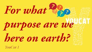 For what purpose are we here on earth? ~ YouCat