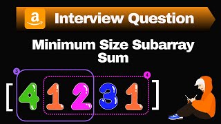 Minimum Size Subarray Sum | Sliding Window | Python Solution