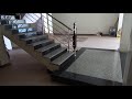 Home staircase design with price || railing design || black Granite flooring design in india #tiles