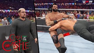 Roman Reigns vs Drew McIntyre | Clash at the Castle 2022 Highlights | WWE 2K22 SIMULATION