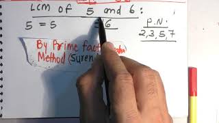 LCM of 5 and 6 In Hindi | Basic Mathematics By KclAcademy | Maths | Questions Solutions |