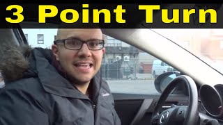 How To Do A 3 Point Turn In 3 Easy Steps-Beginner Driving Lesson