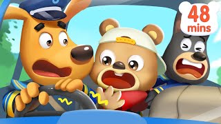 Don't Play in Driver's Seat | Car Safety | Detective🚔| Kids Cartoon | Sheriff La
