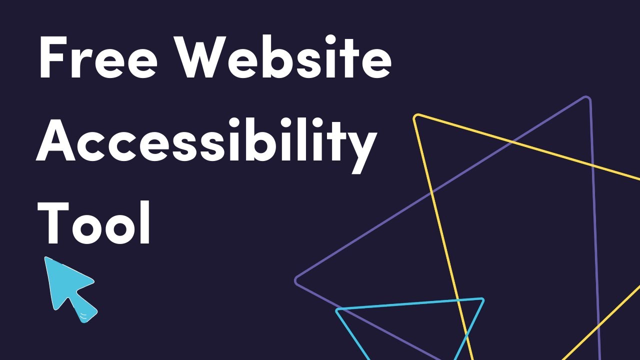 Free Web Accessibility Tool - YouTube
