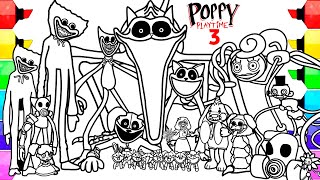 Poppy Playtime Chapter 3 New Coloring Pages / How To COLOR ALL BOSSES and MONSTERS from All Chapters