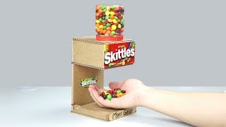 Wow! Amazing DIY Skittles Magic Dispenser