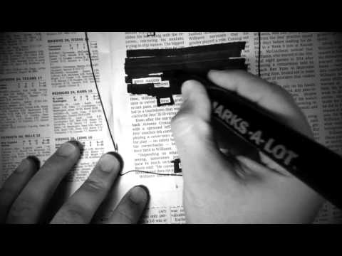 How To Make A Newspaper Blackout Poem How To Make A Newspaper Blackout Poem