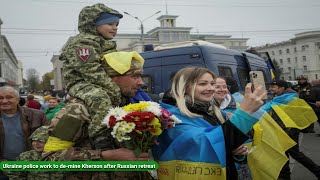 Ukrainians cheer for the recapture of Kherson after an apparent Russian retreat | Kherson News NLV