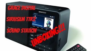 Grace Digital SiriusXM TTR2 Sound Station (Unboxing)