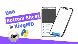 How to Create a KivyMD BottomSheet in Python | Step-by-Step Guide for Beginners