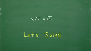 Let’s solve the Basic Algebra Equation – step by step