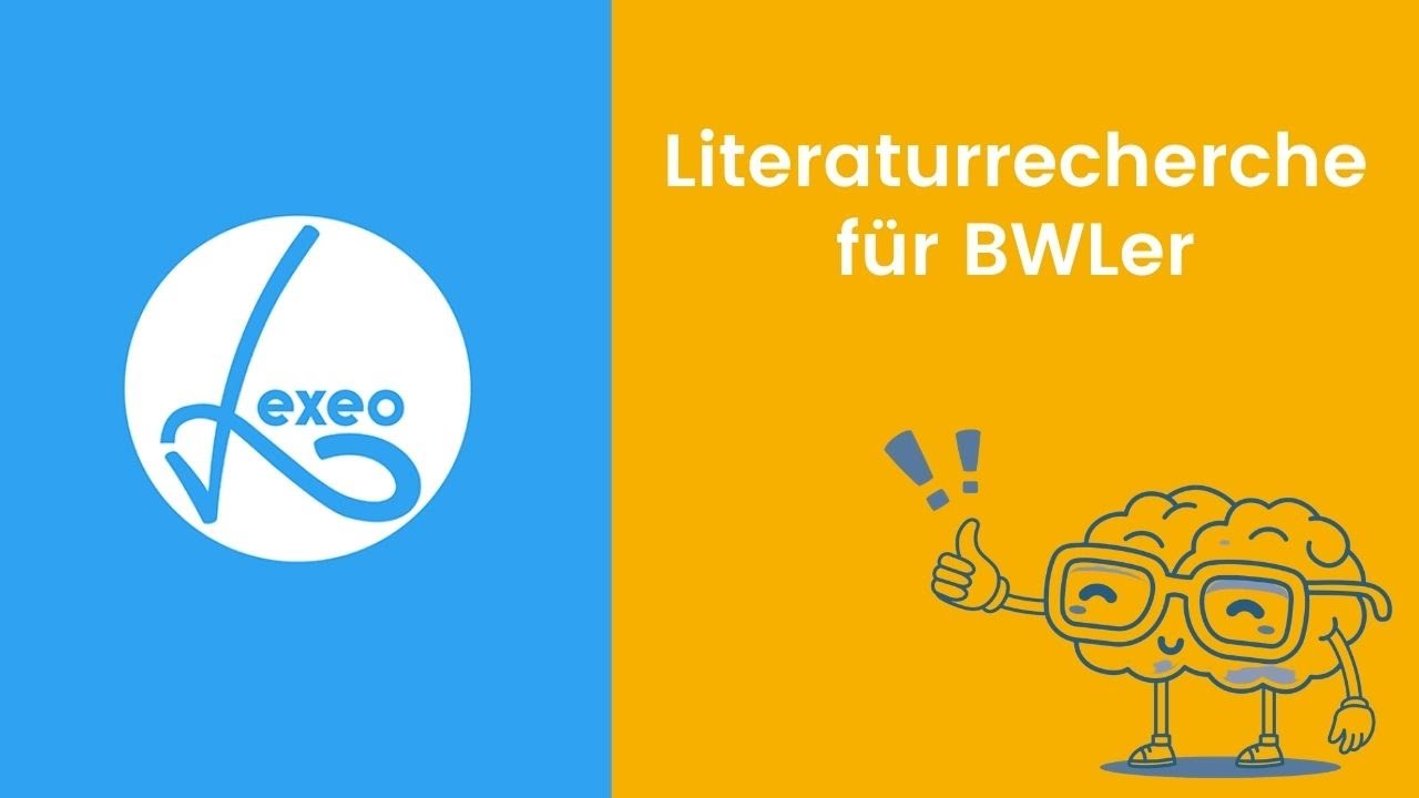 How To: Literaturrecherche (für BWLer) - YouTube