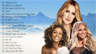 Celine Dion, Mariah Carey, Whitney Houston Greatest Hits playlist - Best Songs of World Divas 2024