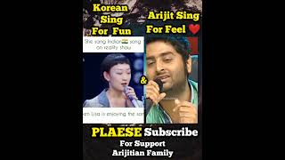 Korean Sing & Arijit sing ❤|| #arijitsingh #shorts #trending #viral