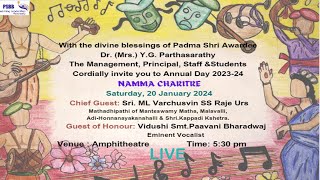 NAMMA CHARITRE | Annual Day 2023-2024 | LIVE