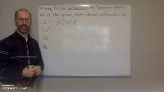 Writing Electron Configurations for Transition Metals-Practice Problems