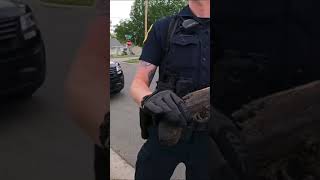 Police steal the most rare & valuable magnet fishing find ever!!! #shorts #magnetfishing