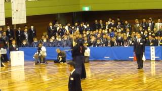 H24全国高校剣道選抜大会 男子決勝T 高輪対九学 大将