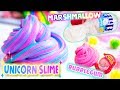 EASY DIY FLUFFY SLIME! How To Make 3 Types! THE BEST Bubblegum, Marshmallow and Unicorn Slime!