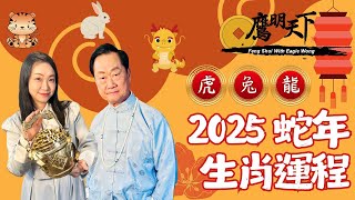 《鷹明天下2025》虎 兔 龍 蛇年生肖運程足本版 事業 愛情 財運 健康 開運物品 獨家每月運程分析 | Ep 6