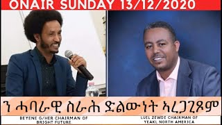 ኣቦወንበር ይኣክል ሰሜን ኣመሪካ ኣቶ ሉእል ዘውደ \u0026 ኣቦ ወንበር ብሩህ መጻኢ መ/ም በየነ ገ/ሄር ን ሓበራዊ ስራሕ ድልውነቶም ኣረጋጊጾም 1ይ ክፋል