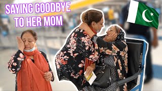 SAYING GOODBYE TO HER MOM FROM PAKISTAN *Emotional*